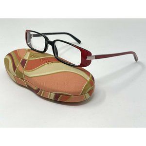 RED ROSE Eyeglasses Frame RR 621  712 Red Black  49 [] 17 135